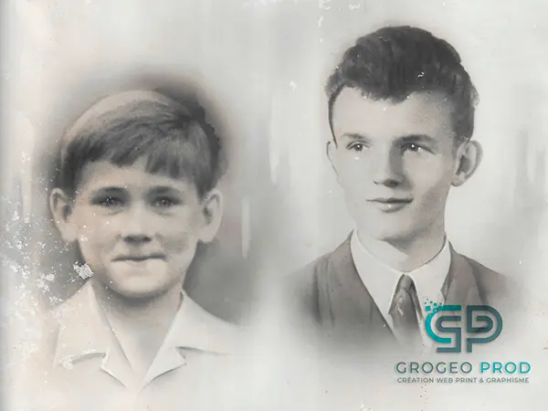 restauration photo avant